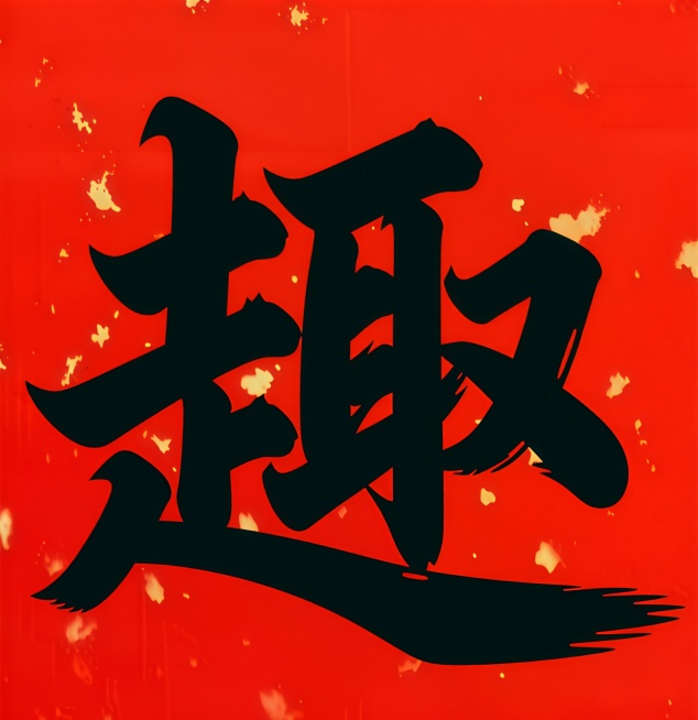 下图“文”改为“趣”预览效果