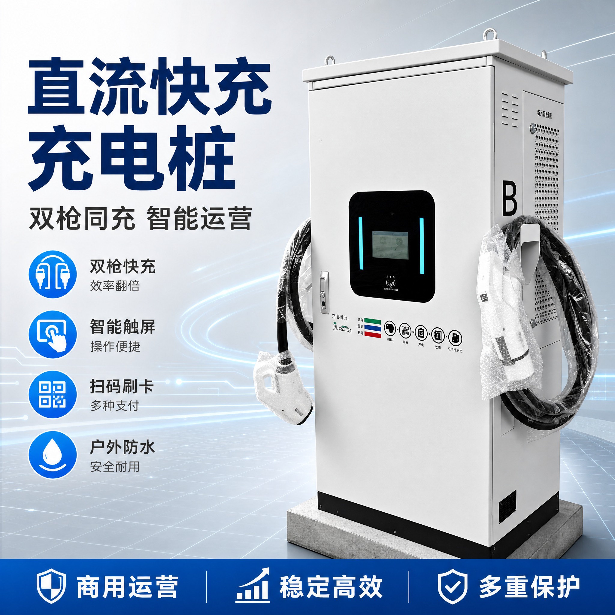 [主图-1] 首图点击率，主题：新能源电动汽车直流快充充电桩… - 图片创意预览