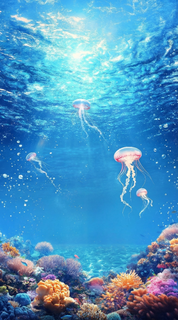 去掉画面中的海豚，其他不变预览效果