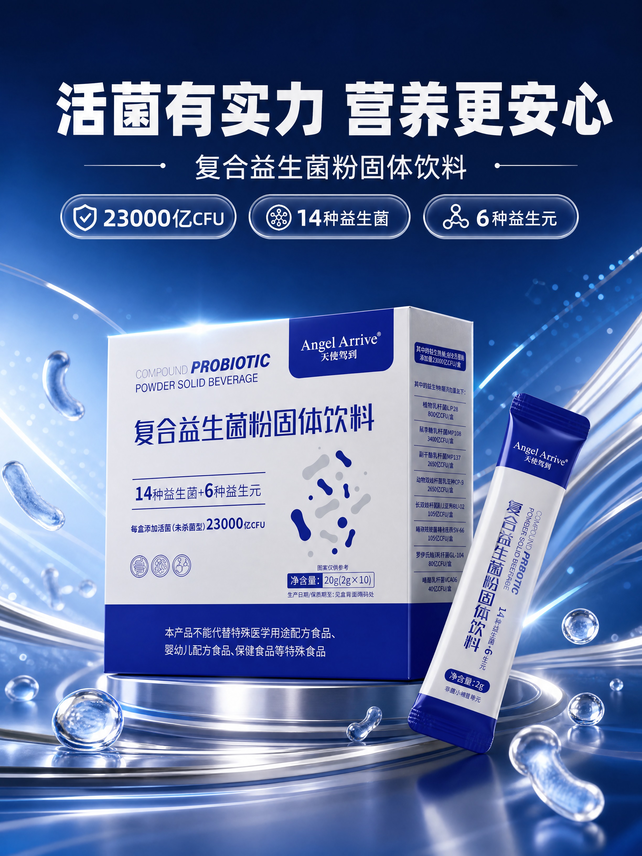 [商品] 使用【图2】复合益生菌粉外盒 + 【图3】独立条装；… - 图片创意预览