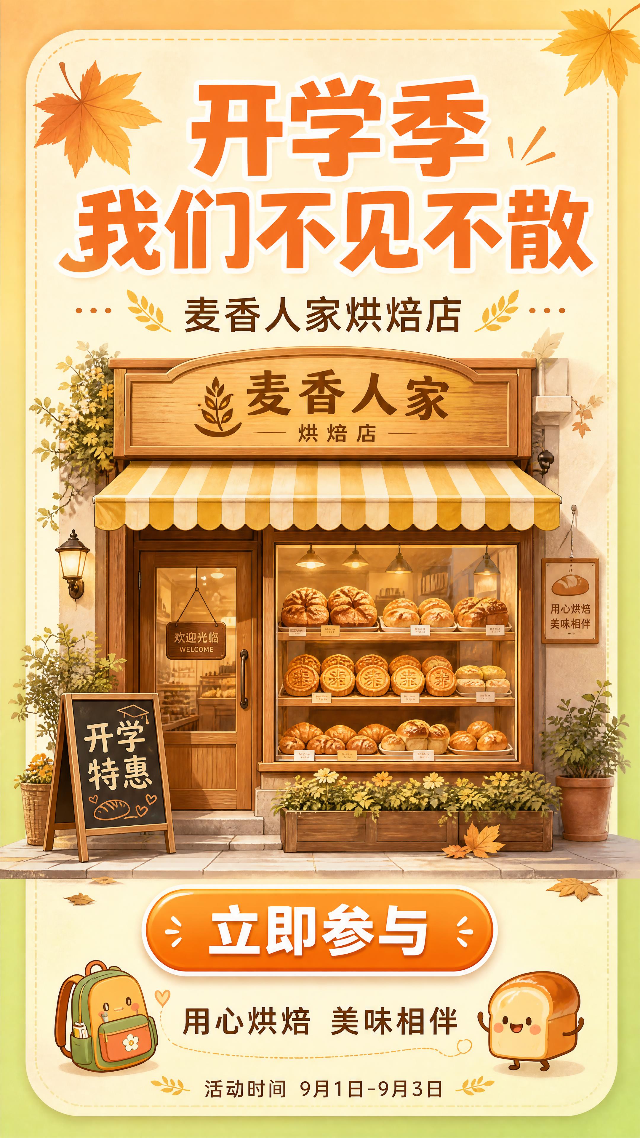 活动尾图行动号召，秋季暖黄色和嫩绿色渐变背景，卡片式长图风格。… - 图片创意预览