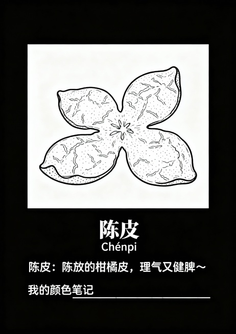 以下是针对 **36种常见中草药填色画** 的更新版设计指示语，适用于“成果长廊”展区或“互动体验区”作为学生填色与学习素材，延续 **清晰手绘线稿风格 + 趣味知识标注** 的设计方向。

---预览效果