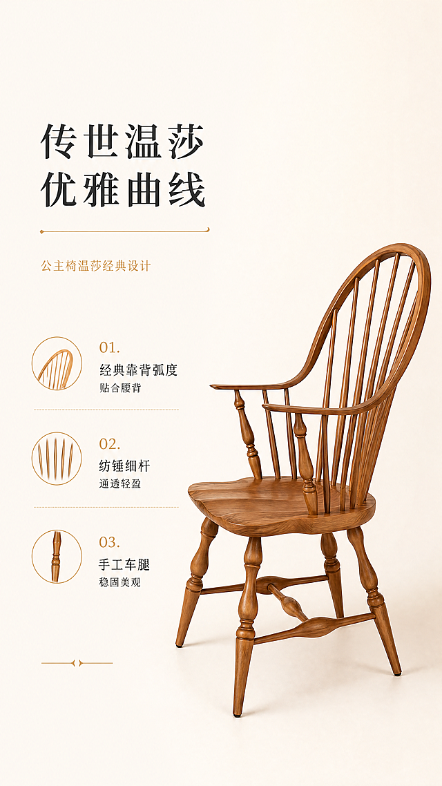 「图片1」，生成一套详情页，商品名称为公主椅「图片1」「图片1」「图片1」「图片1」「图片1」「图片1」「图片1」「图片1」，适配淘宝/天猫平台，单图比例为9:16，需求屏数为8张。