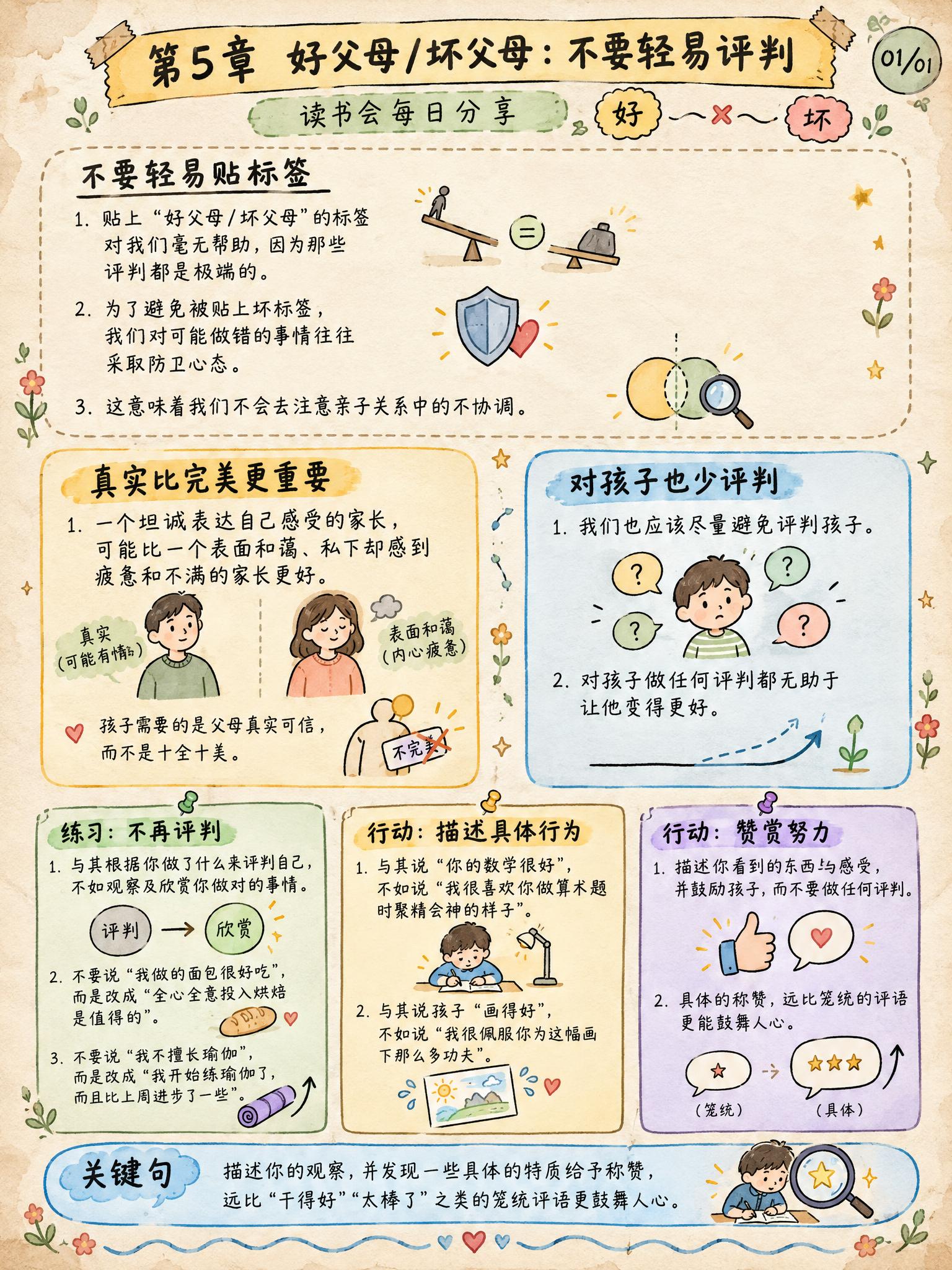 手绘涂鸦笔记(Sketchnote)风格，经典手账风，3:4竖… - 图片创意预览