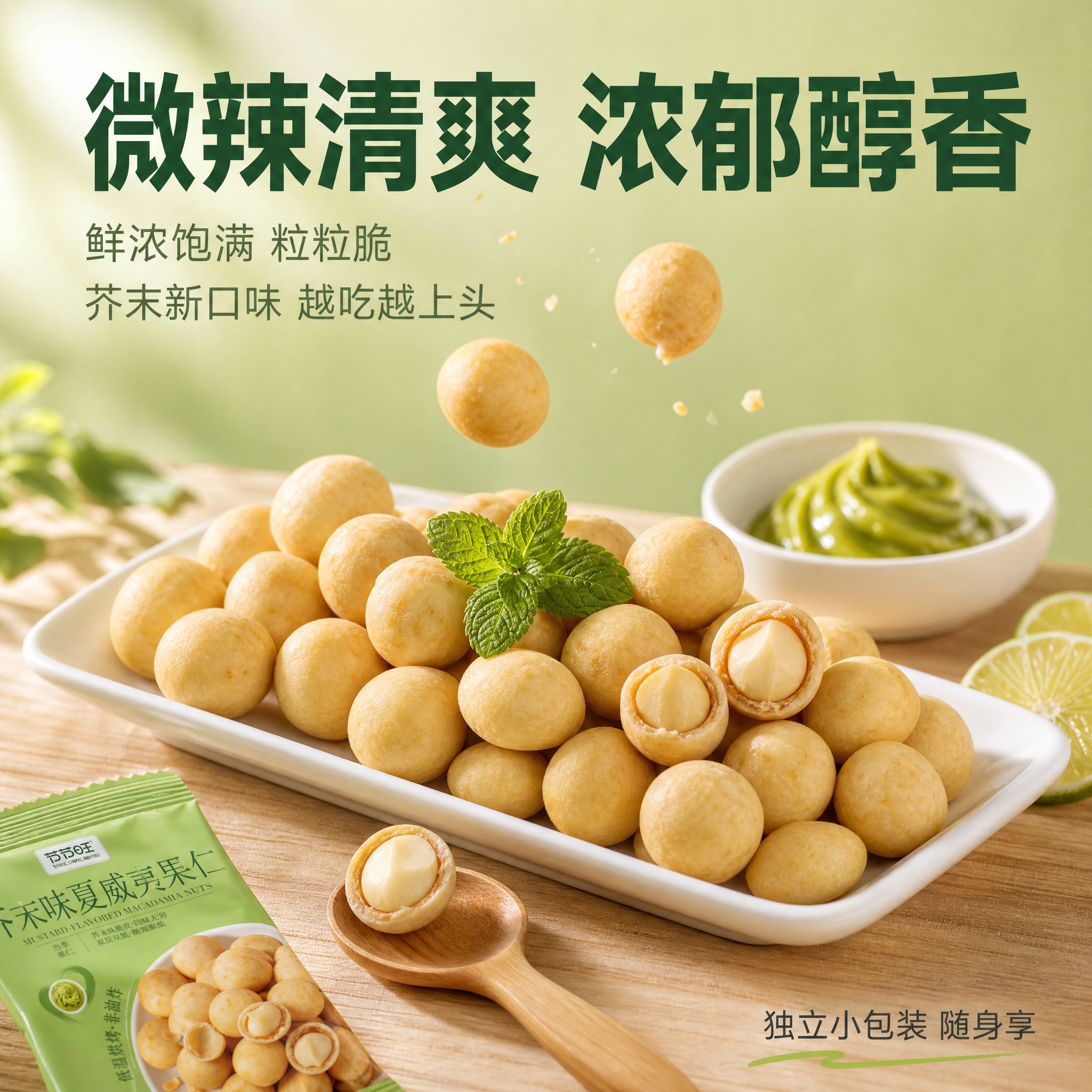 [主图-4] 口味体验图，突出微辣清爽、浓郁醇香的口感特点。… - 图片创意预览