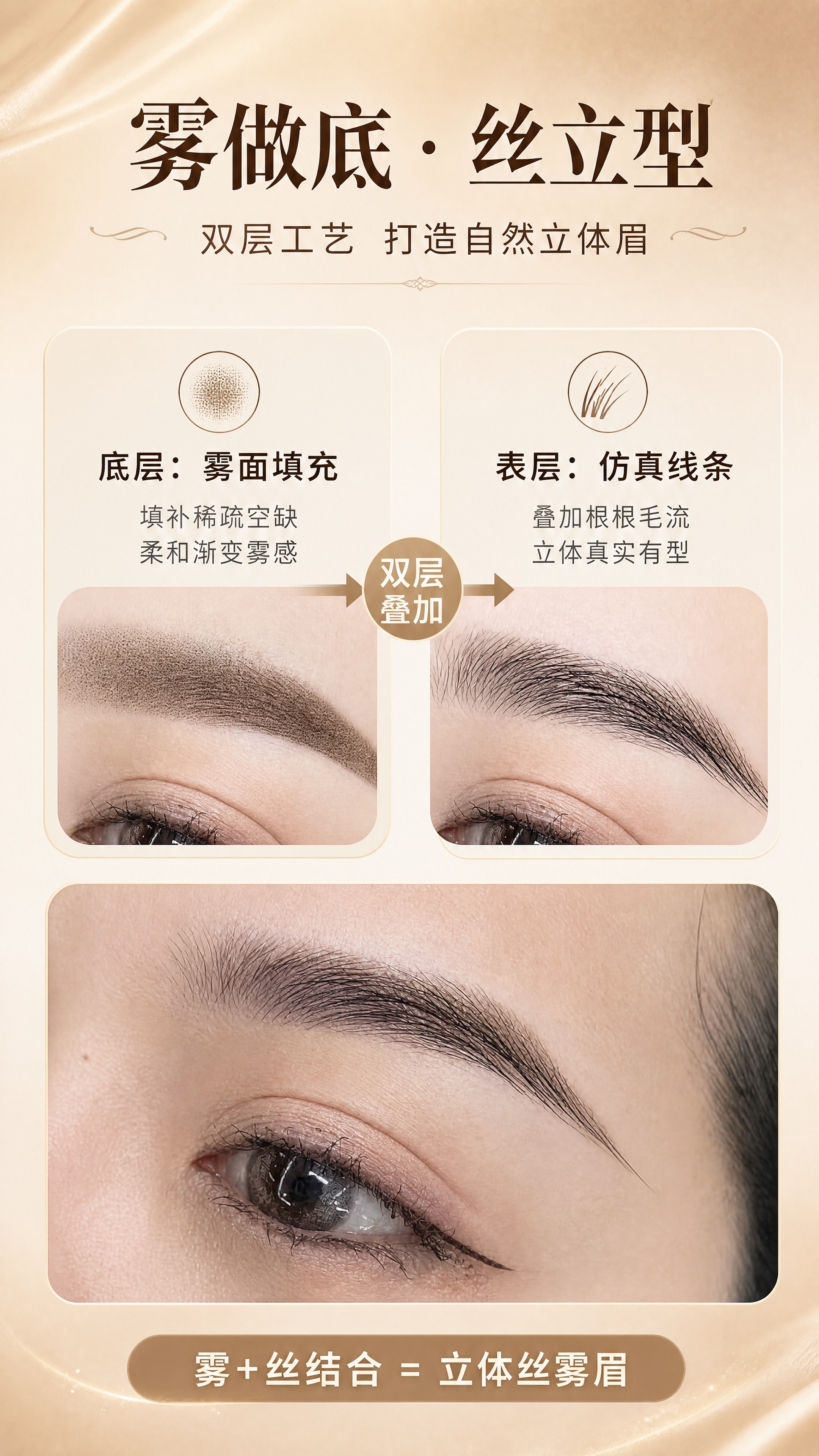 [商品] 使用【图2】真实纹眉效果实拍图；保留眉毛的真实毛流走… - 图片创意预览