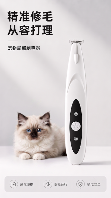 图中小猫换一只可爱的长毛布偶猫预览效果
