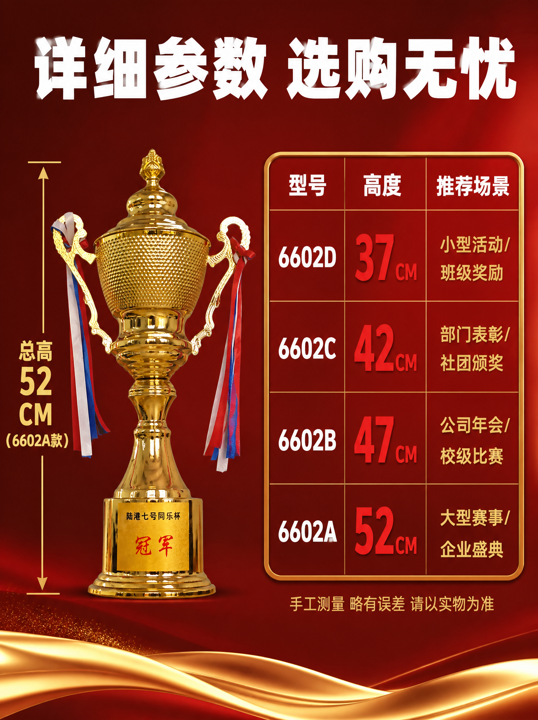 [商品] 使用【图1】金色金属奖杯（陆港七号同乐杯 冠军款）；… - 图片创意预览