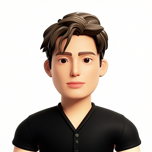 一个3d卡通风格的人
