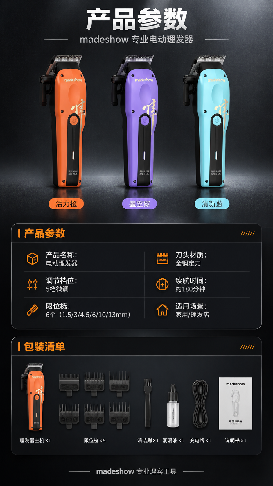 [商品] 使用【图1】橙色款、【图2】紫色款、【图3】浅蓝款、… - 图片创意预览
