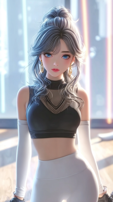 masterpiece, best quality, 8k, ultra-detailed, CG anime girl, full body shot, slender fit figure, bl预览效果