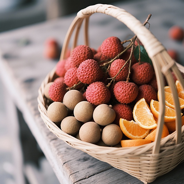 生成4张以上与茂名主题相关的宣传图片，如风景、人文、未来想象图等，第一张介绍茂名的的著名景点，将中国第一滩，虎头山等著名景点拼成第一张图片；第二张介绍茂名的美食，如牛腩粉，鸭粥等等；第三张生成茂名的特产，如荔枝、龙眼、橘红等等；第四张生茂名的人文；第五张生成茂名的未来想象