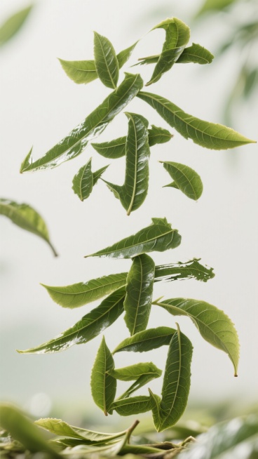 荼香用飞白草书书写但字由荼叶拼成预览效果