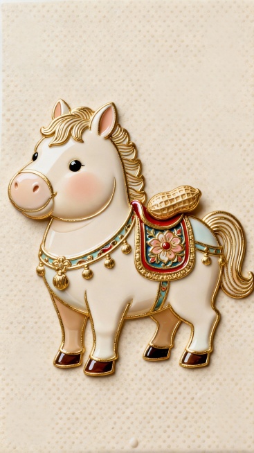 去掉文字，背上驮着一颗相同材质的花生预览效果