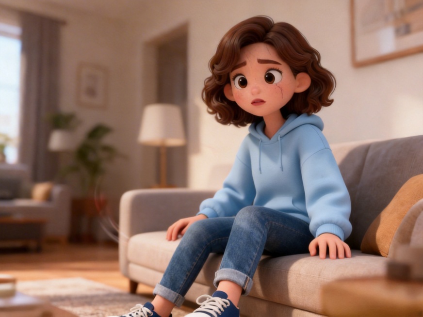 图中的手机去掉，双手自然放在身体两侧预览效果