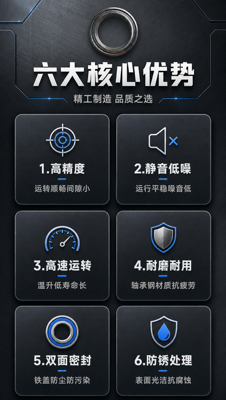[商品] 使用【图1】深沟球轴承6803ZZ；保留金属银色外圈… - 图片创意预览