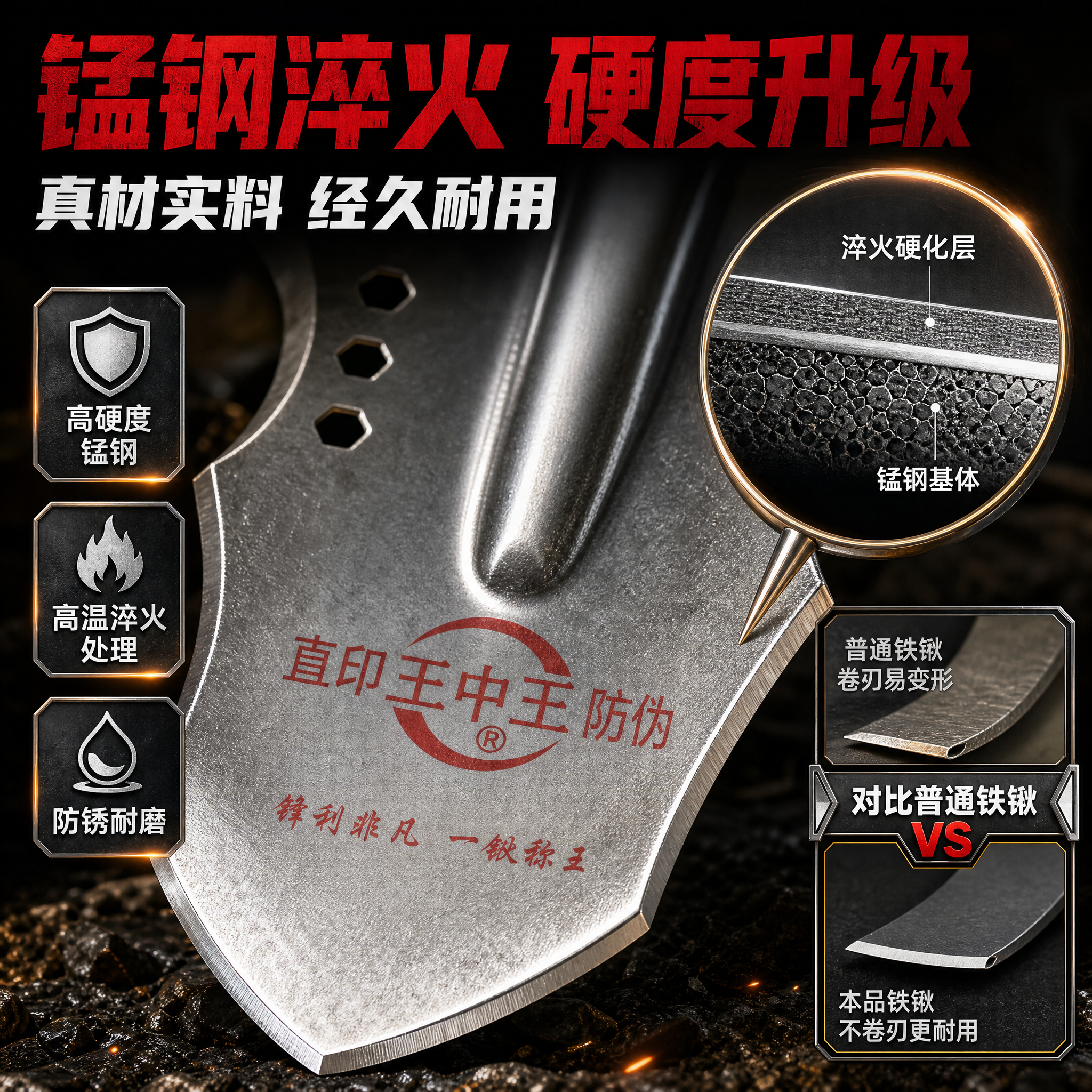[主图-3] 材质工艺细节图，主题：锰钢淬火工艺 真材实料更耐… - 图片创意预览