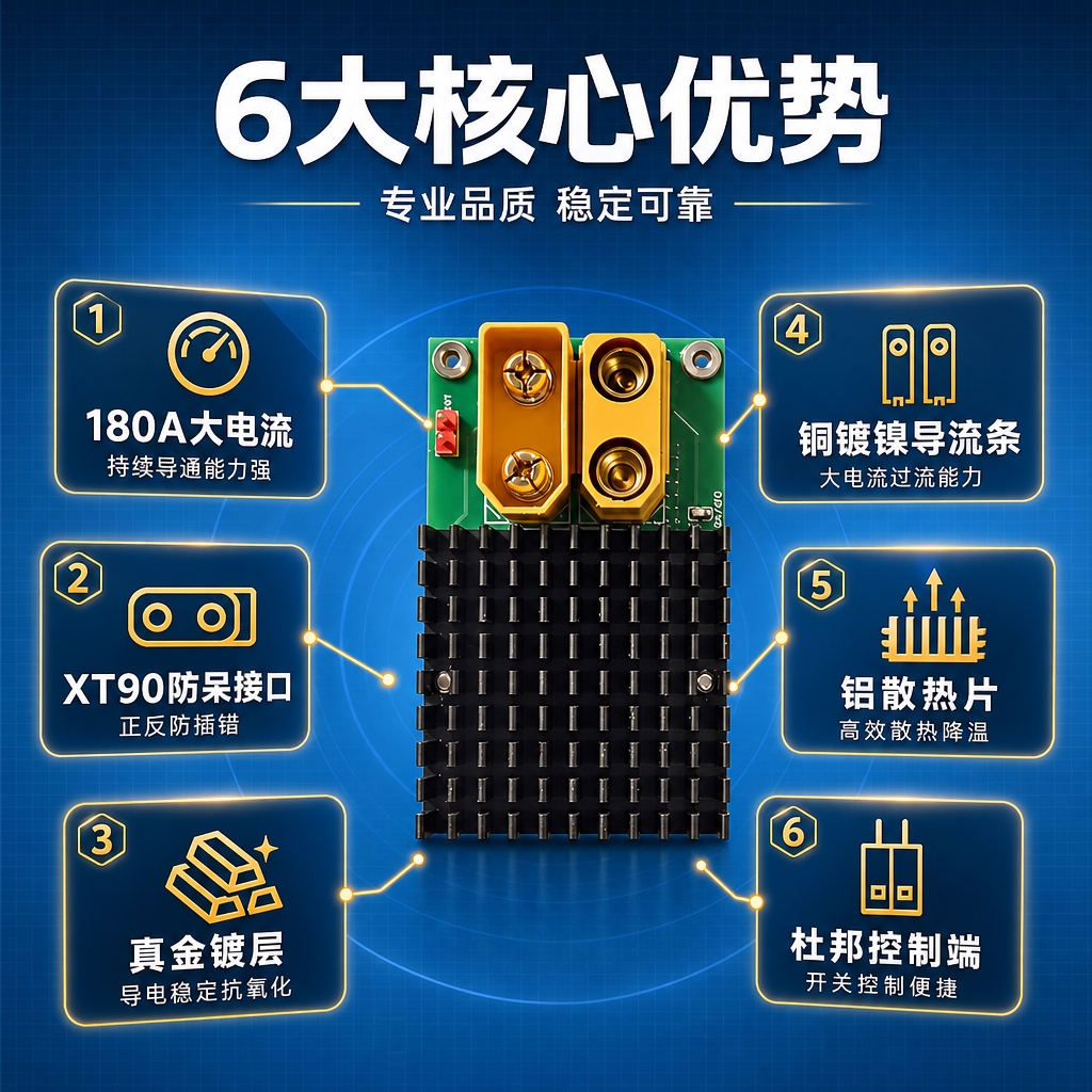 [商品] 使用【图2】大电流电子开关模块产品图；保留绿色PCB… - 图片创意预览