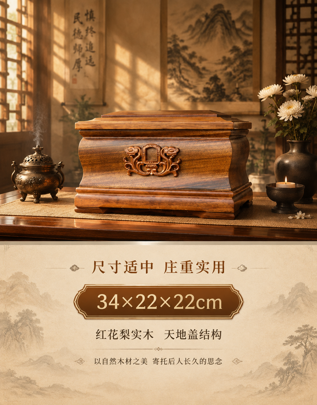[主图-6] 尺寸参数与情感收尾（竖版），呈现产品规格与温度感… - 图片创意预览