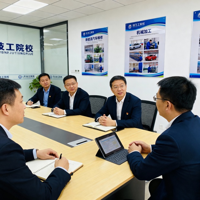 到技工院校进行深入了解教学需求的场景预览效果