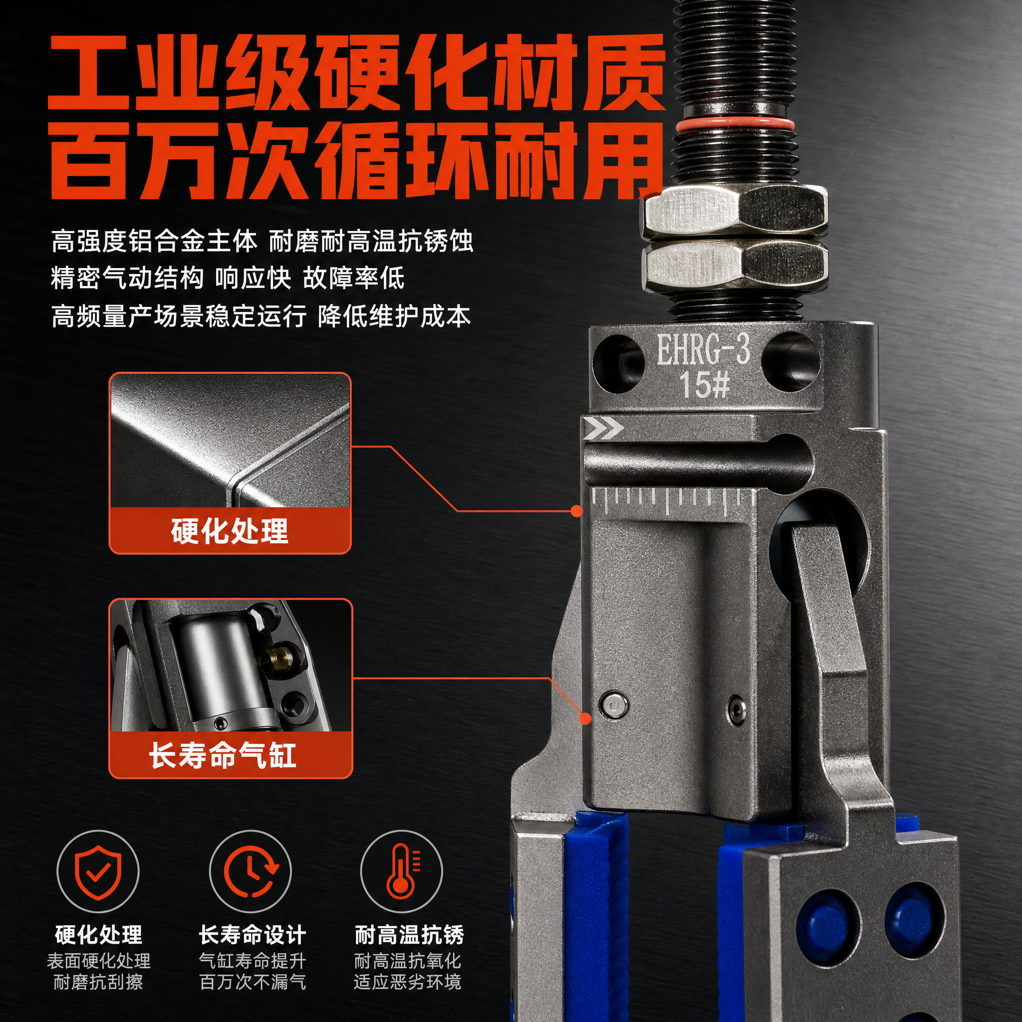 [主图-4] 材质与耐用性图，主题为工业级硬化材质百万次循环耐… - 图片创意预览