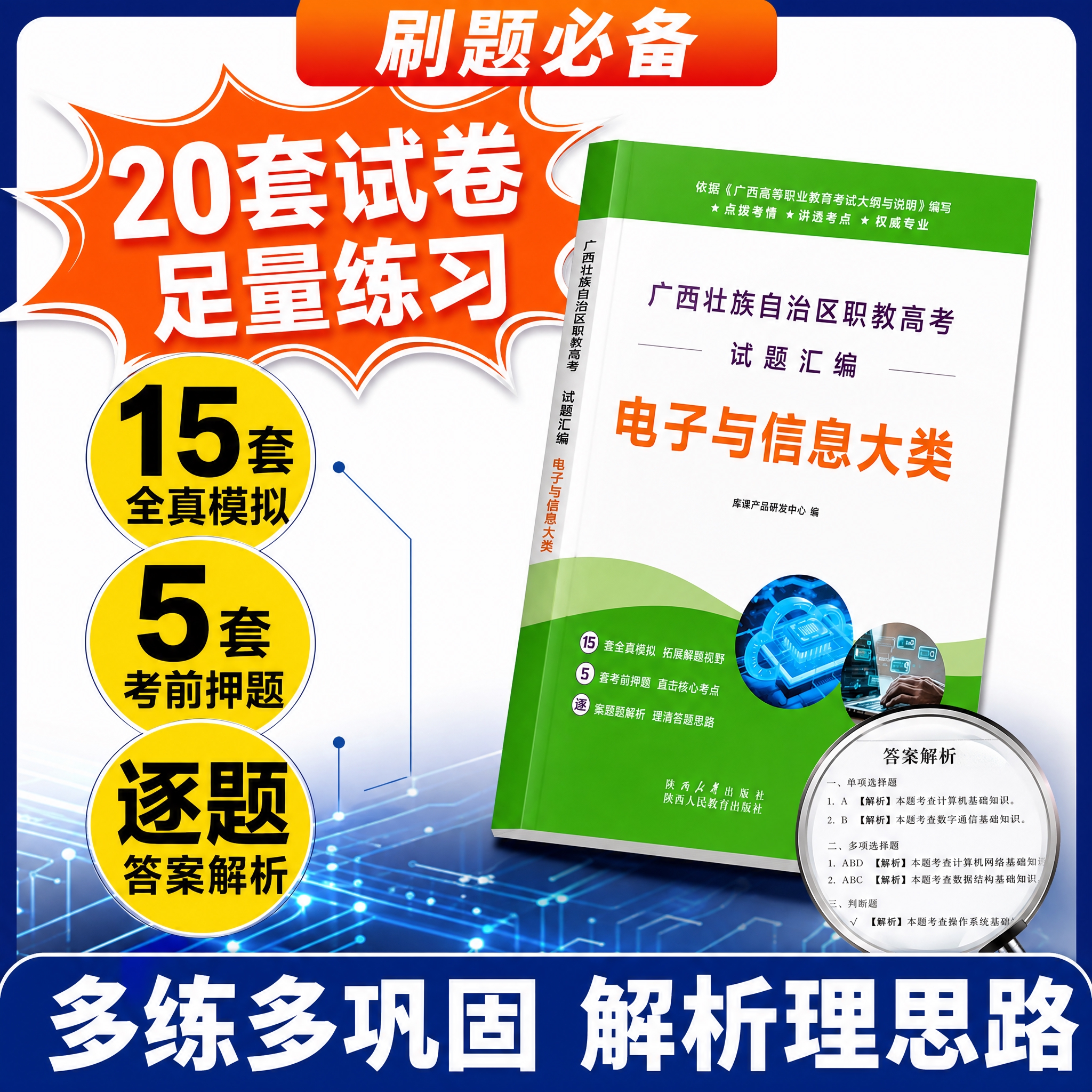 [主图-4] 试题汇编与刷题优势 电子与信息类题量和解析 深蓝… - 图片创意预览