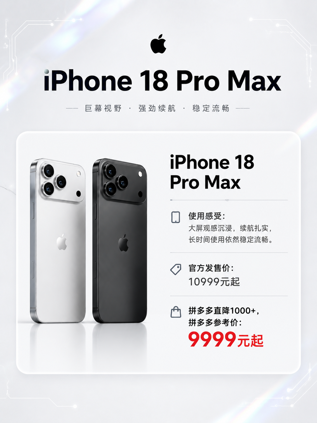 参考第一张图（19.png）中中间“Pro Max 系列”一组… - 图片创意预览