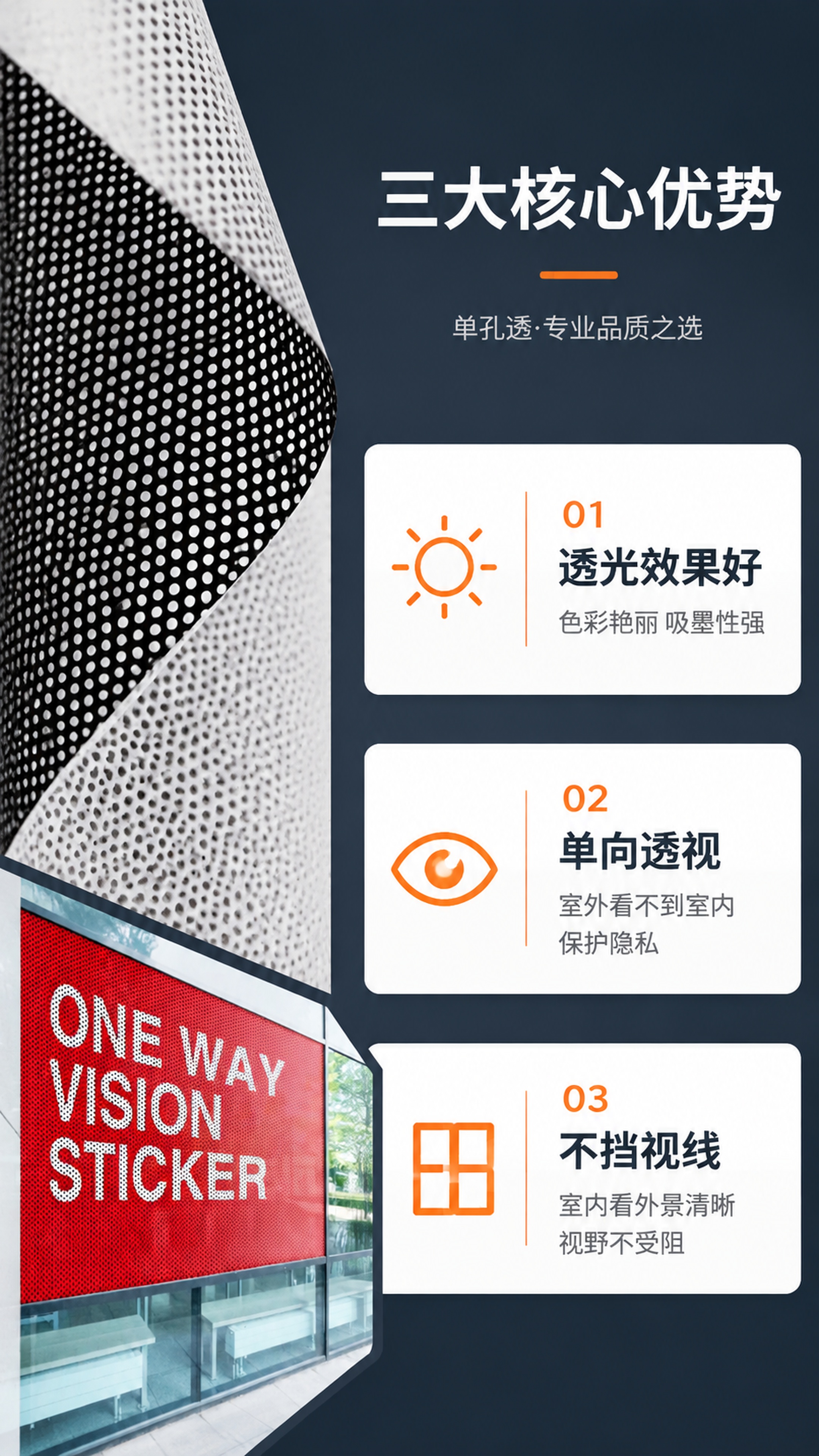 [第2张] 核心卖点解析页——单孔透三大优势图解。本张使用【图… - 图片创意预览