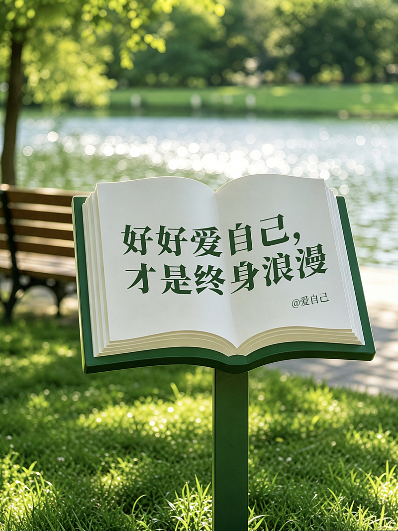 激励正能量语录分享摘抄清新实景风小红书封面