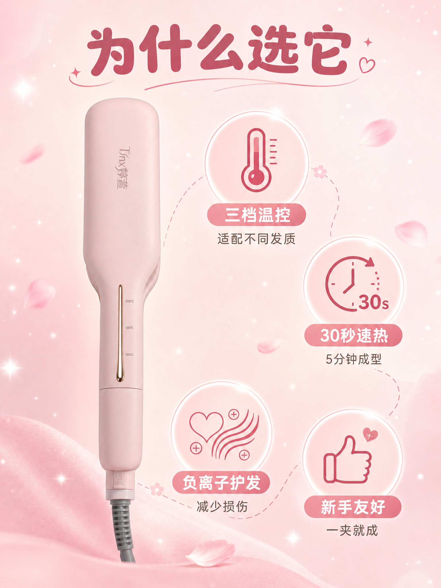 [商品] 使用【图1】婷萱粉色蛋卷棒；保留完整机身结构、哑光粉… - 图片创意预览