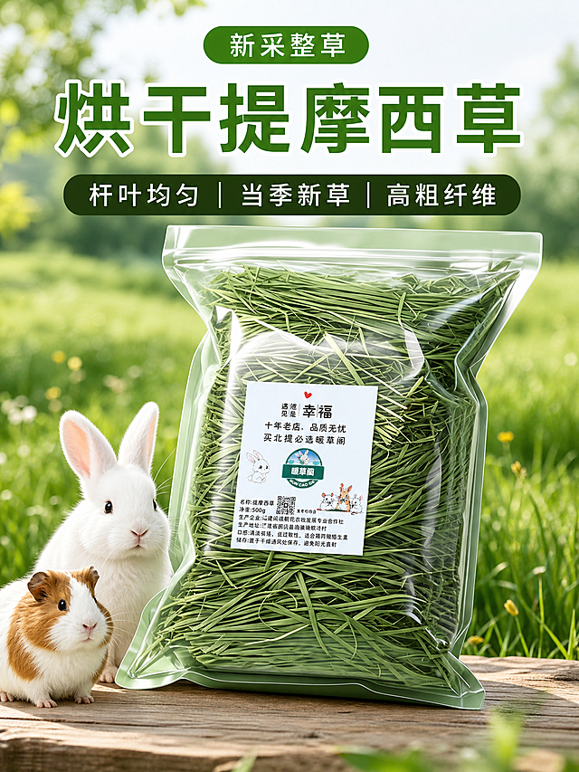 「图片1」，生成一套主图（5张），商品名称是提摩西草，卖点是宠物专用，适配淘宝/天猫平台，主图比例为3:4「图片1」「图片1」「图片1」「图片1」「图片1」「图片1」