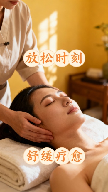 生成50张上门按摩的照片，图片不要加联系方式进去，可以加入一些文字预览效果