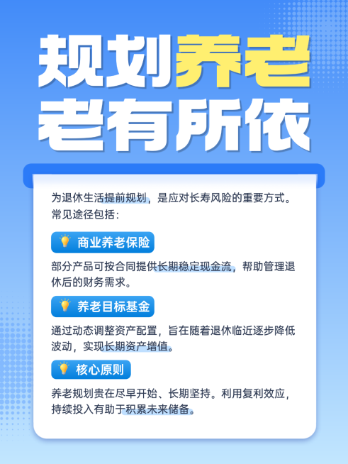 养老保险知识分享科普宣传小红书封面配图预览效果