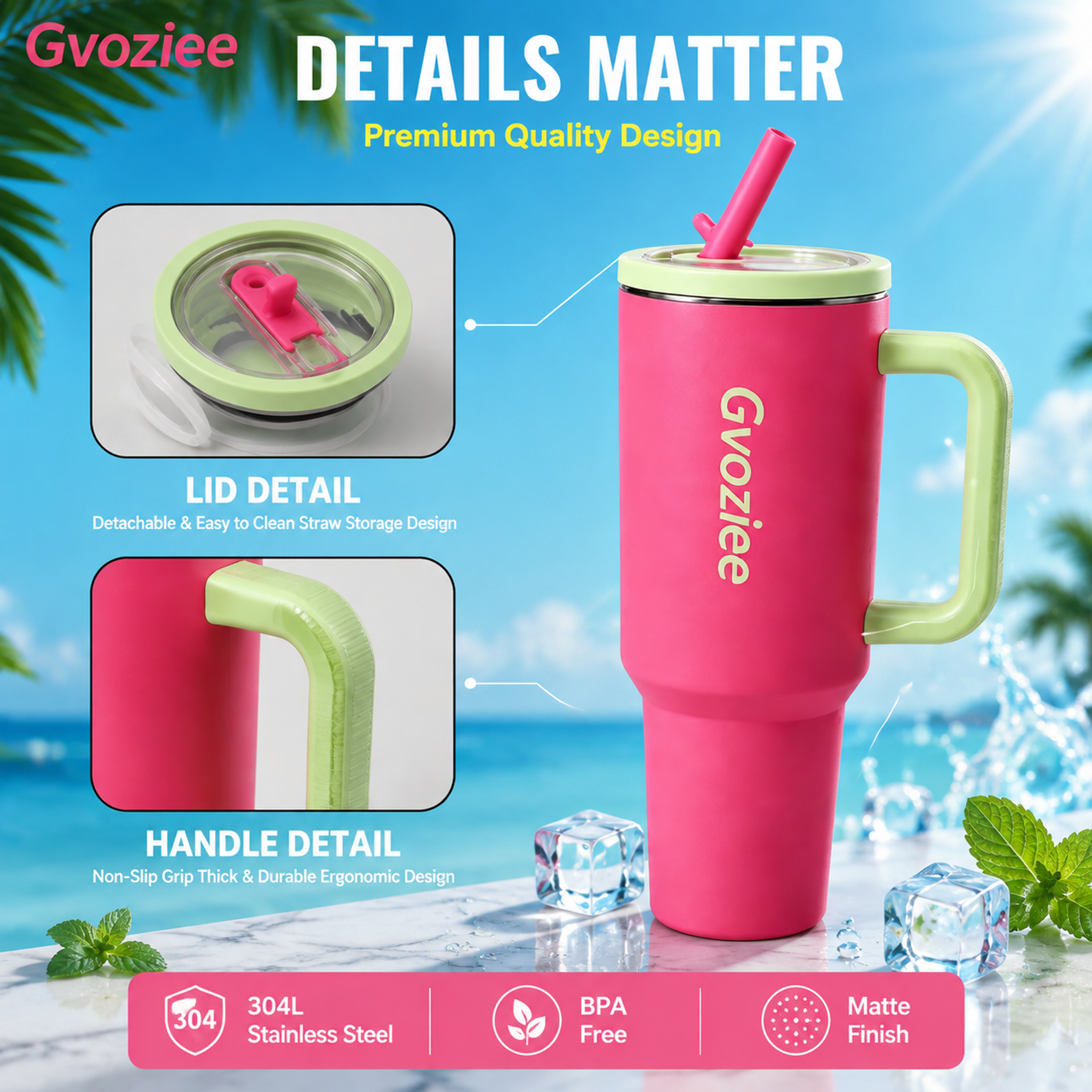 [单张主图] 1200ML Tumbler 保温杯细节图 盖子… - 图片创意预览