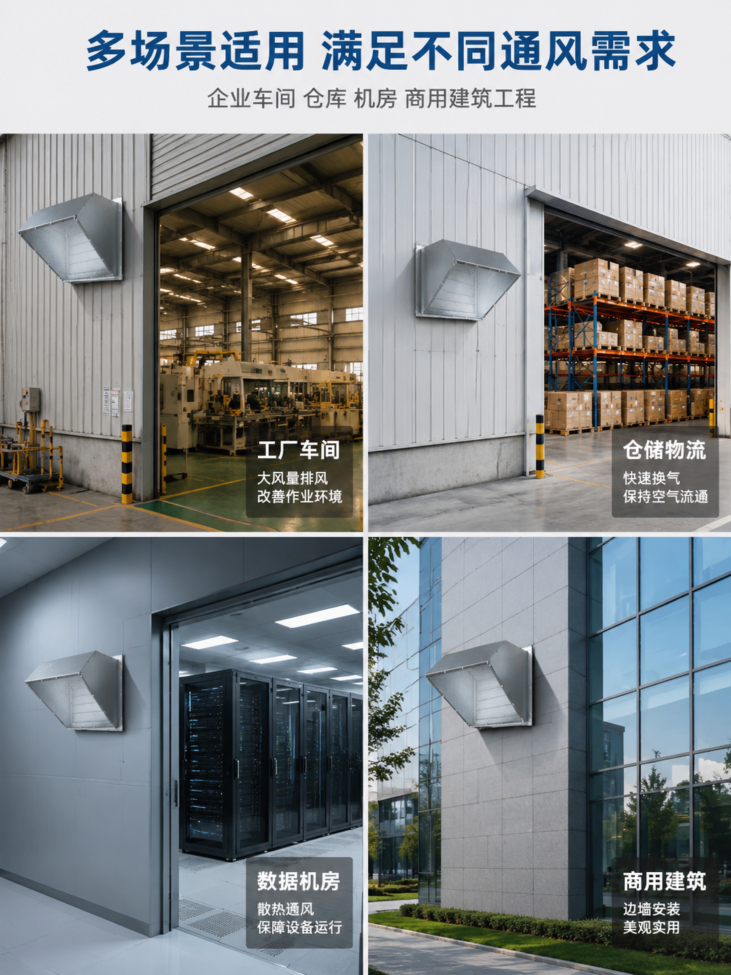 [第6屏] 适用场景-车间仓库机房商用建筑多场景展示。本屏使用… - 图片创意预览