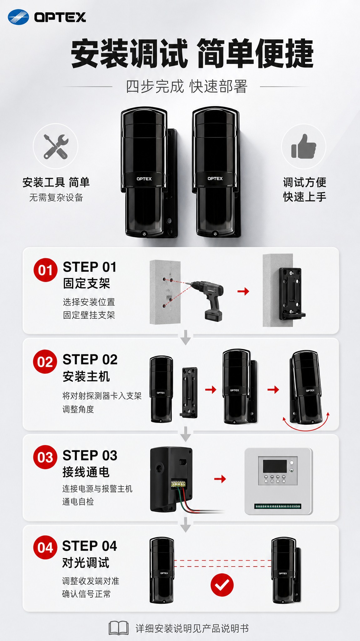 [商品] 使用【图1】AX系列红外对射探测器一对；保留黑色亮面… - 图片创意预览