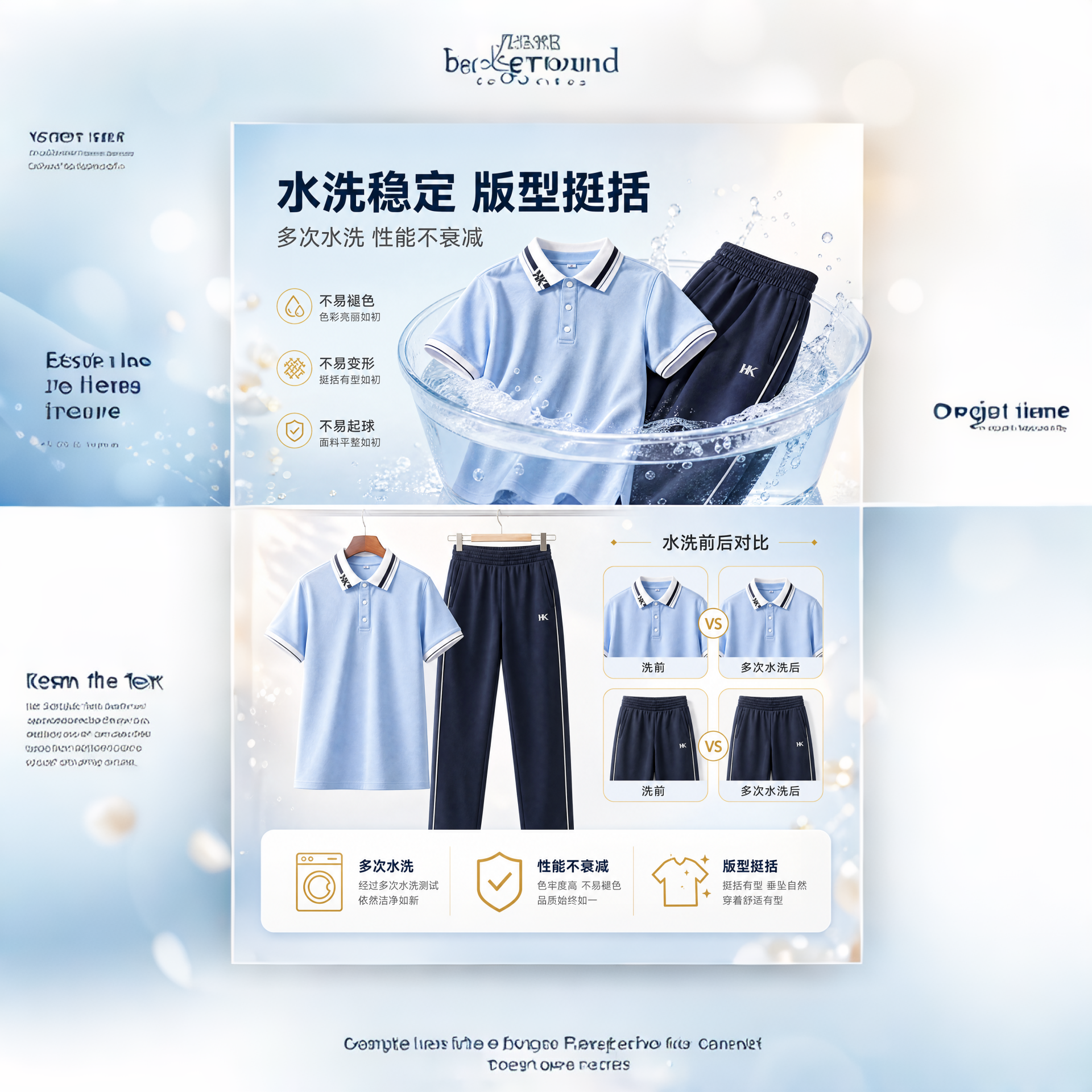 仅向左右两侧扩展背景，延续原图的浅蓝到米白渐变与细腻纸感背景，… - 图片创意预览