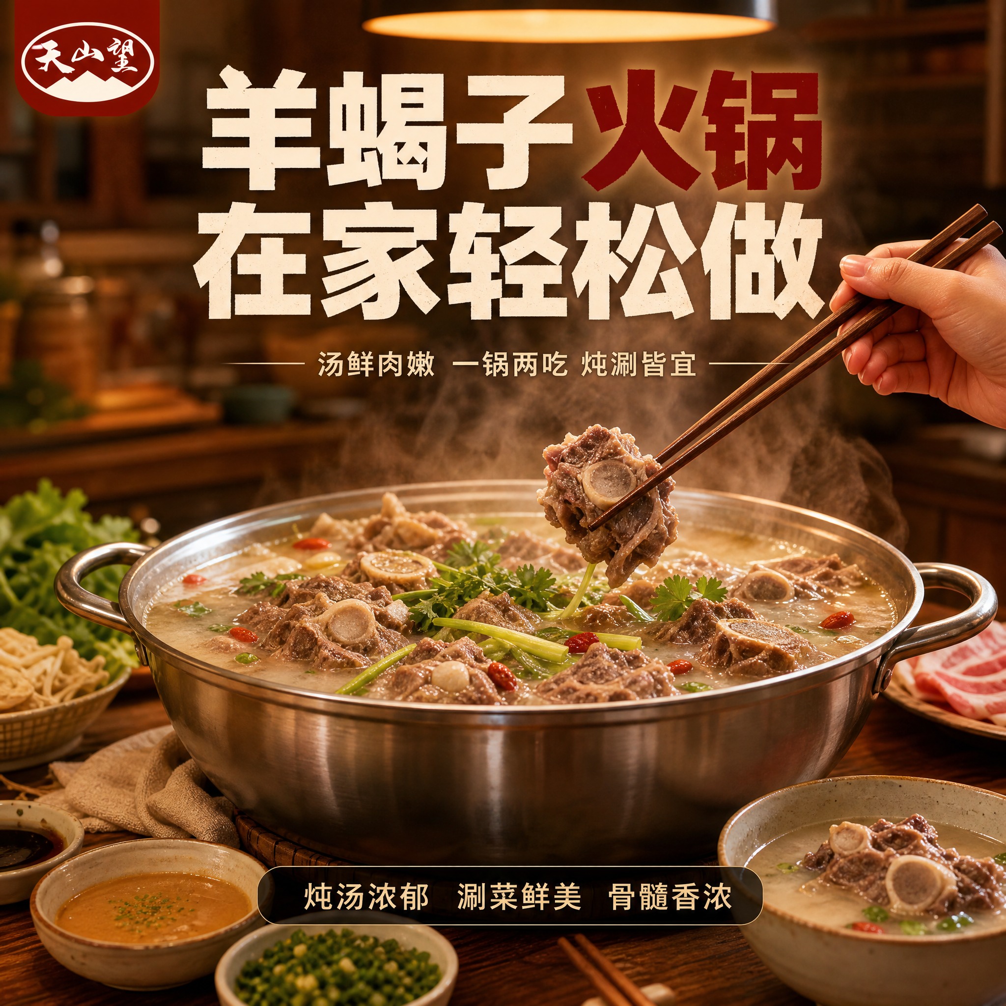 [主图-4] 炖煮场景与食用体验 新疆姑娘追羊蝎子 生活方式主… - 图片创意预览