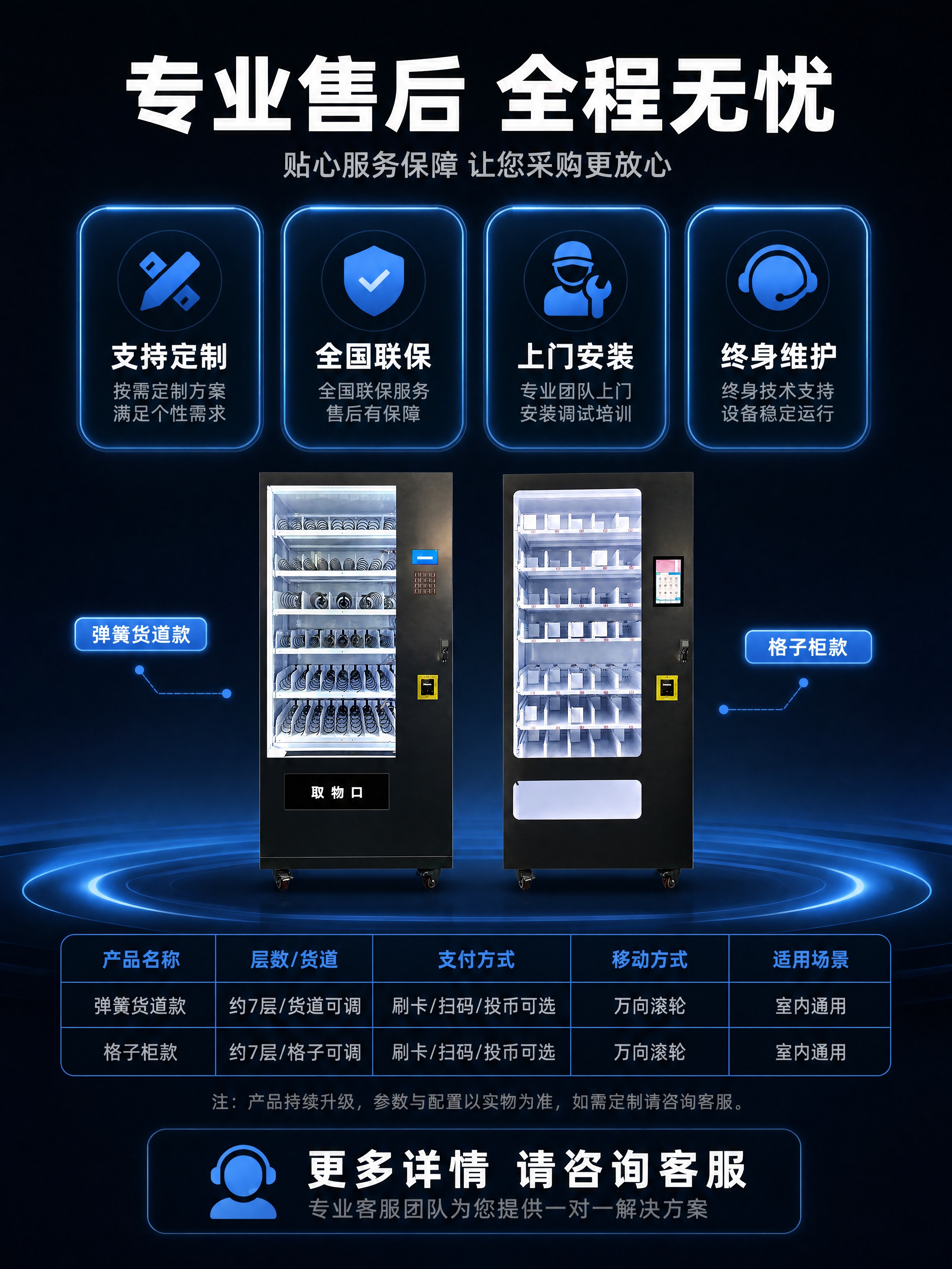 [商品] 使用【图1】和【图2】两款智能自动售货机小图展示；保… - 图片创意预览
