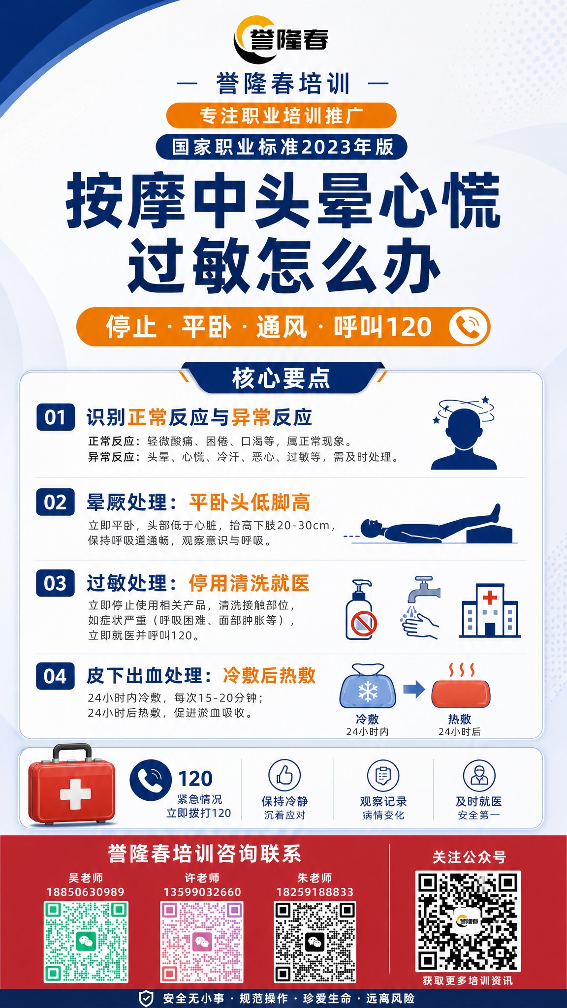 职业技能培训安全知识海报，竖版，专业风格。顶部企业logo，标… - 图片创意预览