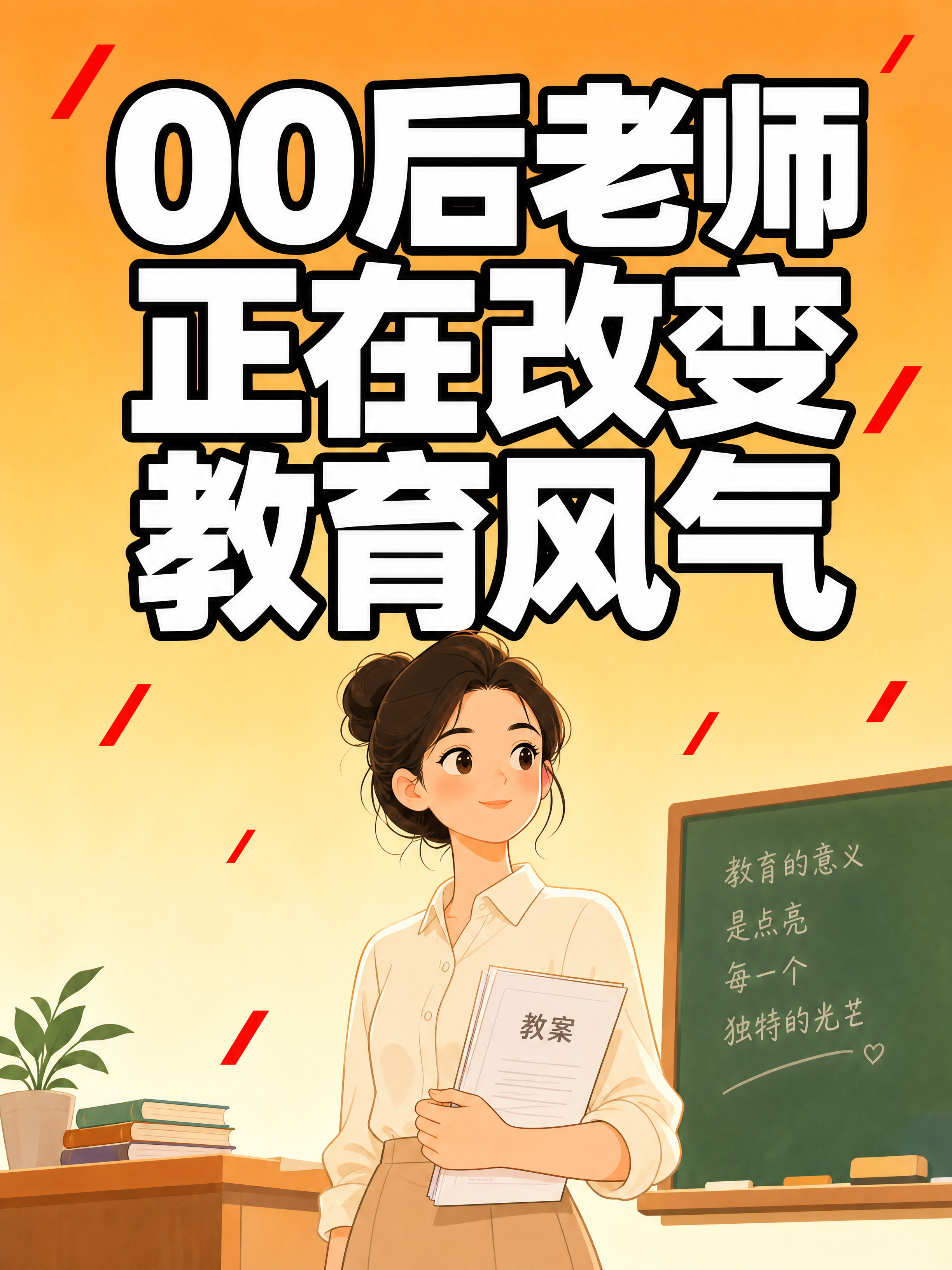 小红书笔记大字封面，插图大字，扁平治愈插画暖色调风格，版式精美… - 图片创意预览
