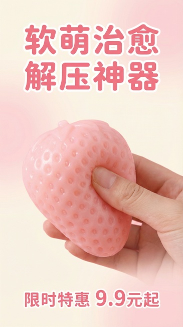 生成3张不同的电商海报预览效果