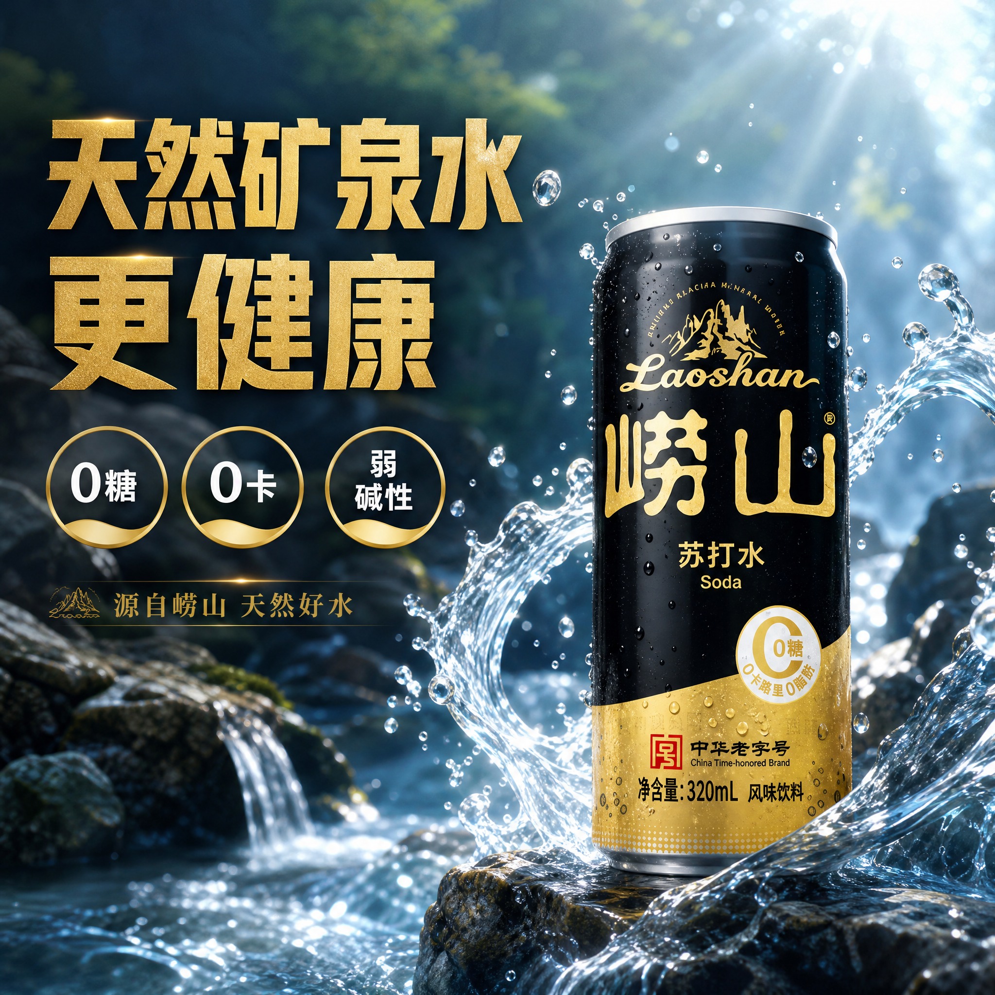 [主图-2] 核心卖点 天然矿泉水源 品质溯源信任图 [统一基… - 图片创意预览