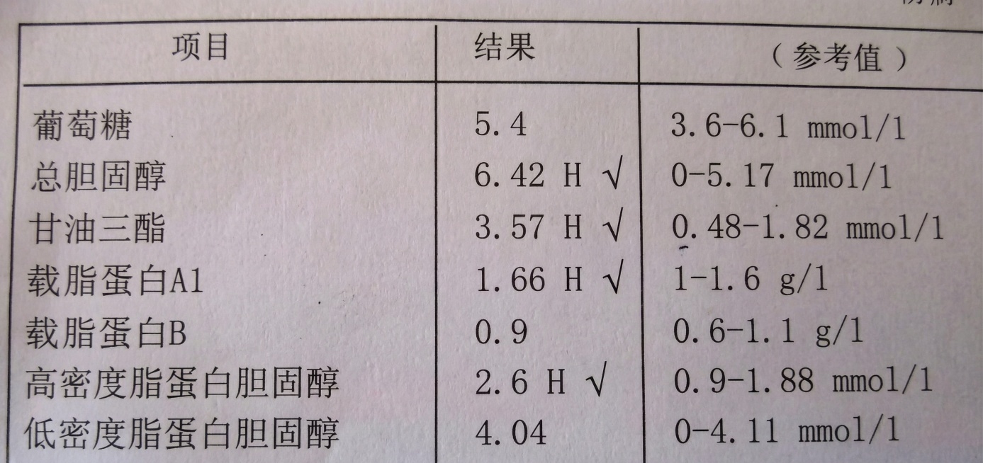 生成和参考图一样排版和样式的血脂报告单，保留表格结构和所有数据文字，清晰干净的纸质化验单样式预览效果