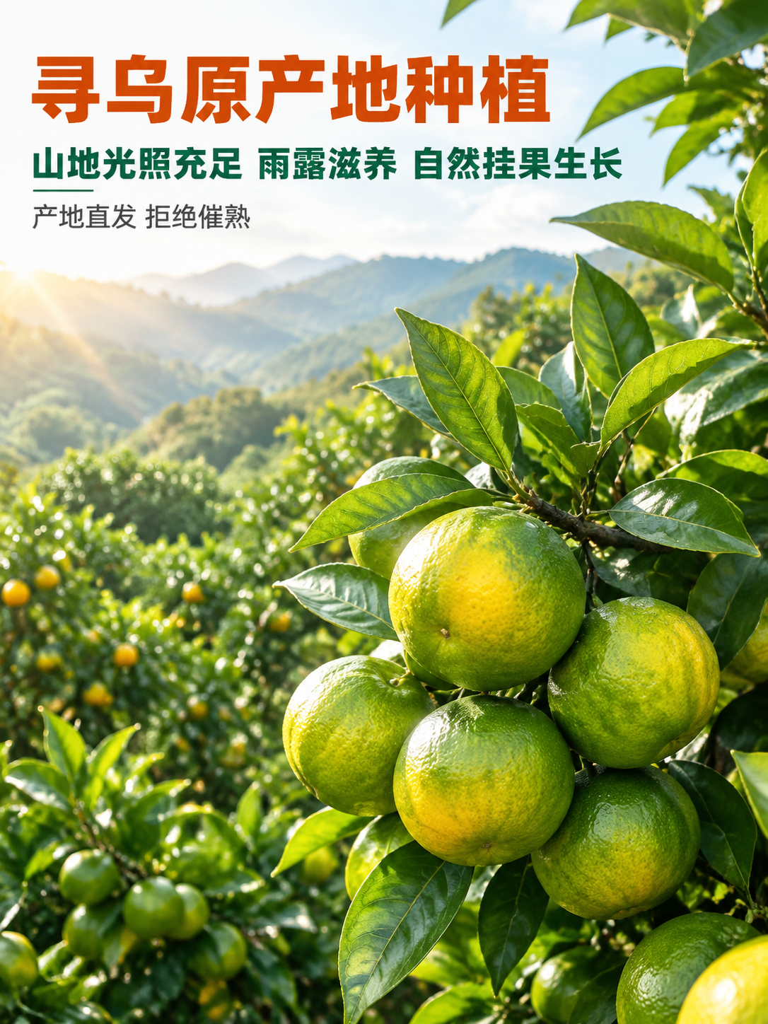 [主图-3] 寻乌蜜橘产地品质卖点图，核心任务是信任背书突出寻… - 图片创意预览