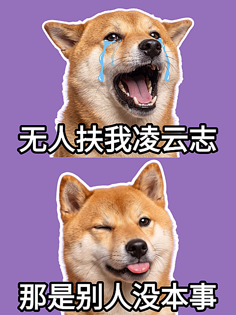 爆款吸睛表情包梗图萌系幽默搞笑段子话题拼图小红书封面配图对比图