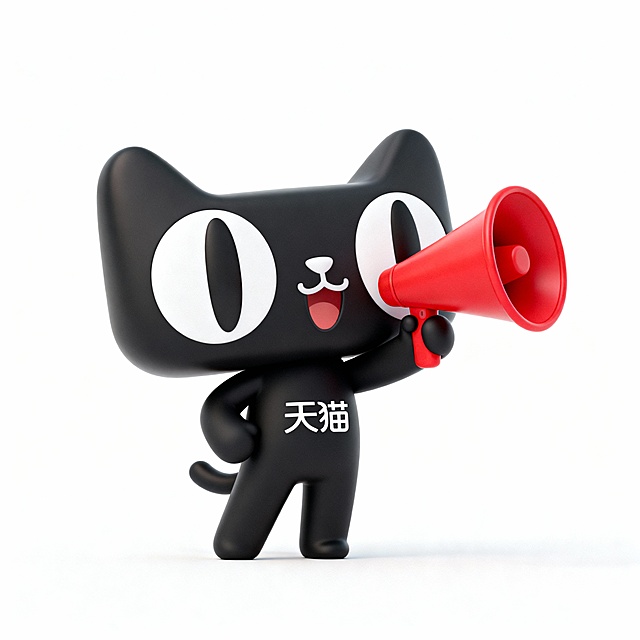 不对不对，阿里巴巴那个是黑色的天猫