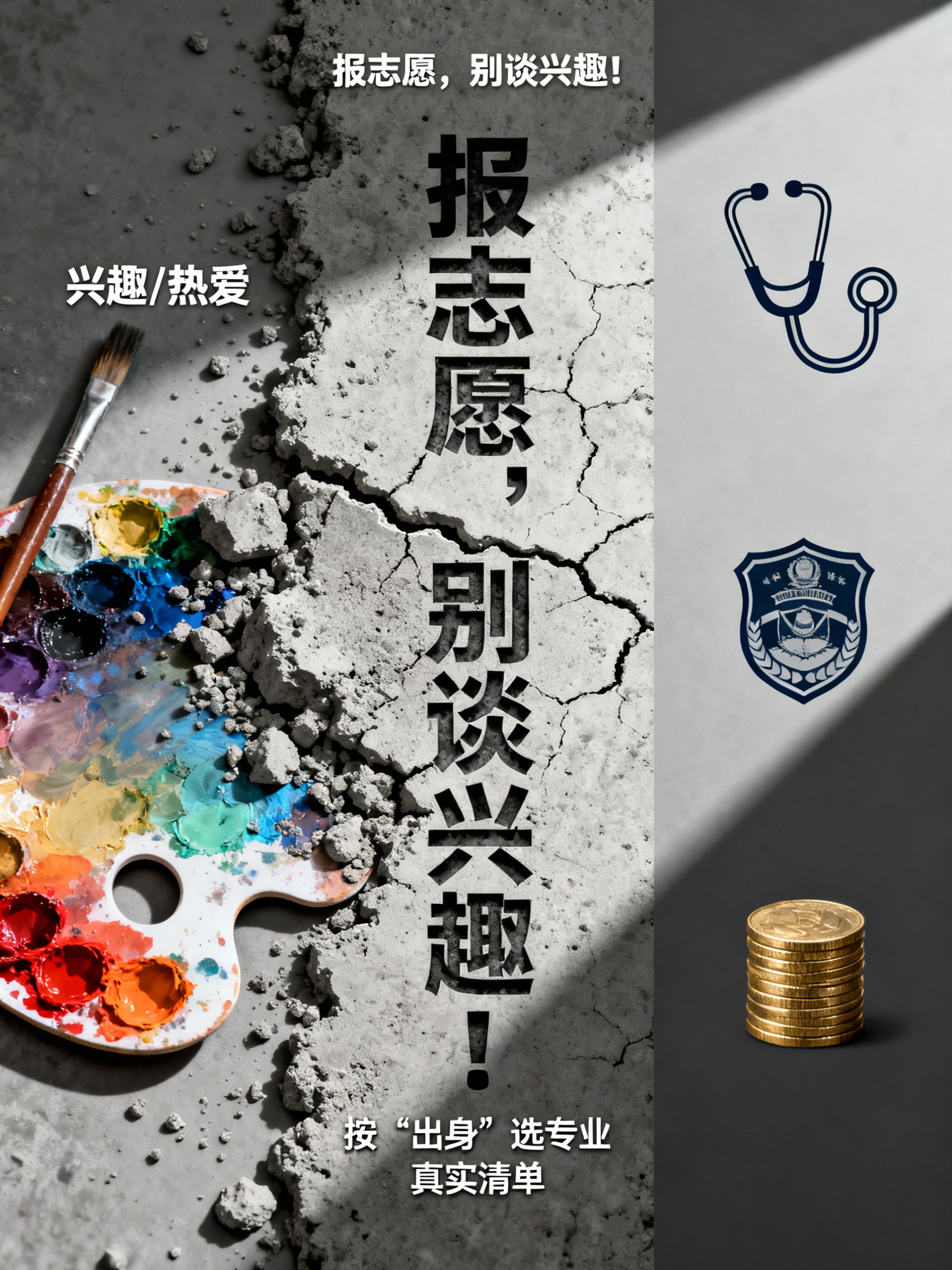 A stark, thought-provoking maga… - 图片创意预览