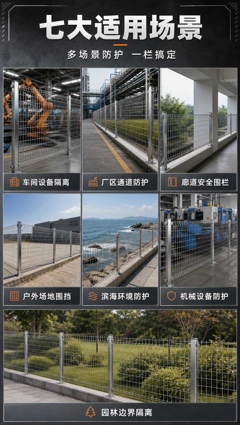 [商品] 使用【图1】304不锈钢双边丝护栏；保留产品结构和金… - 图片创意预览