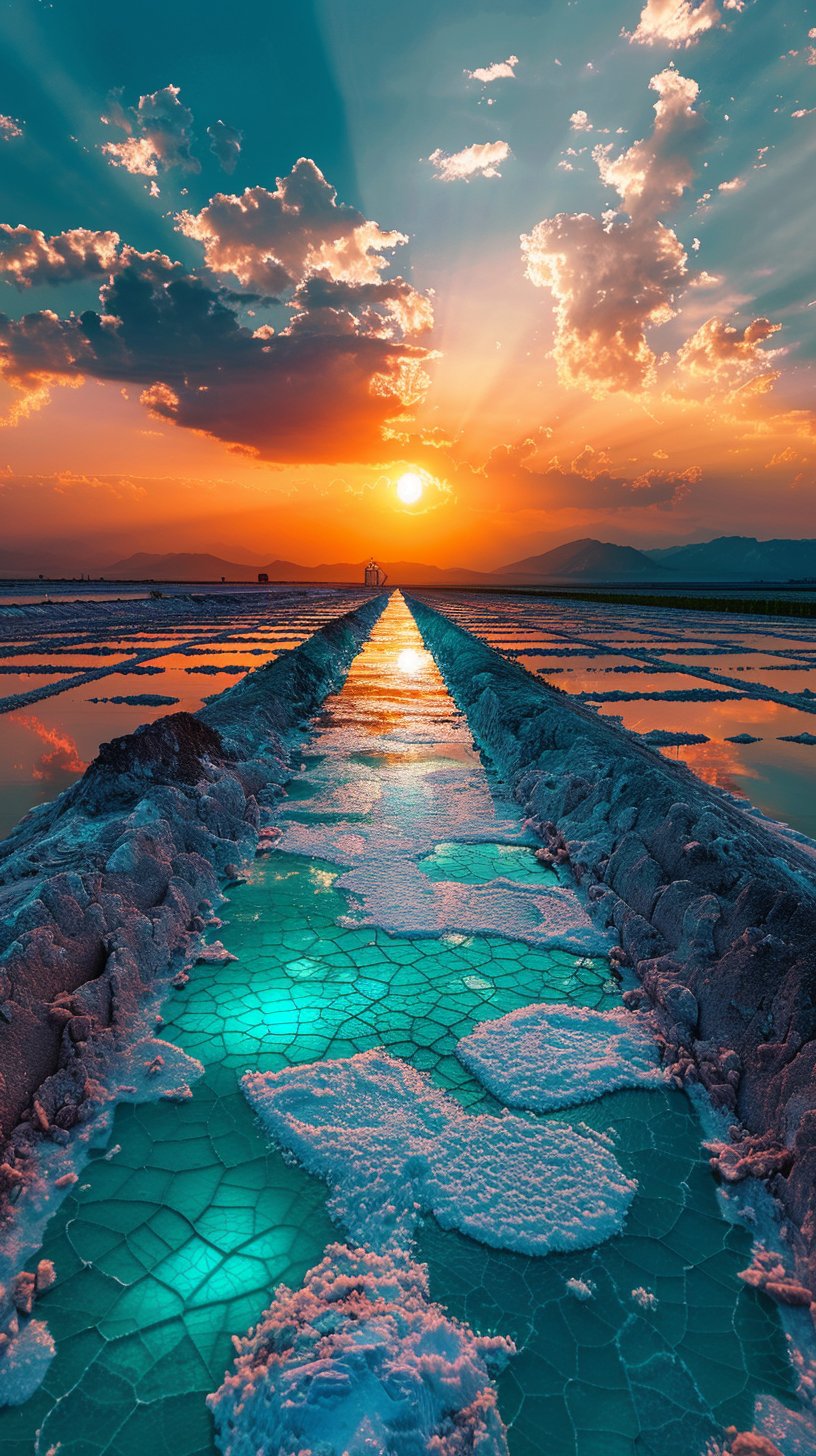 A majestic vertical landscape o… - 图片创意预览